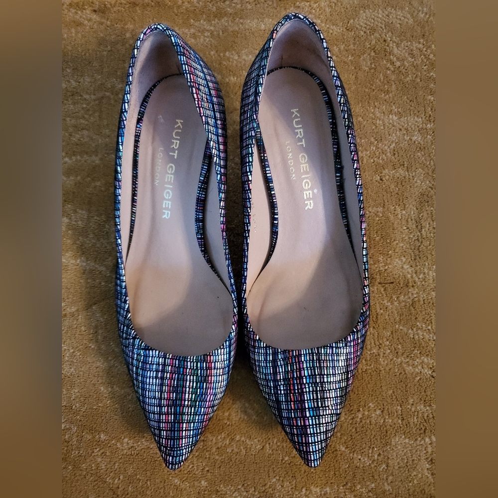 Kurt Geiger London gorgeous colorful leather pumps 38.5